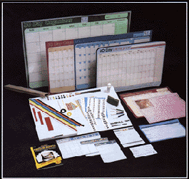 Laminated Roll up Organizers.
